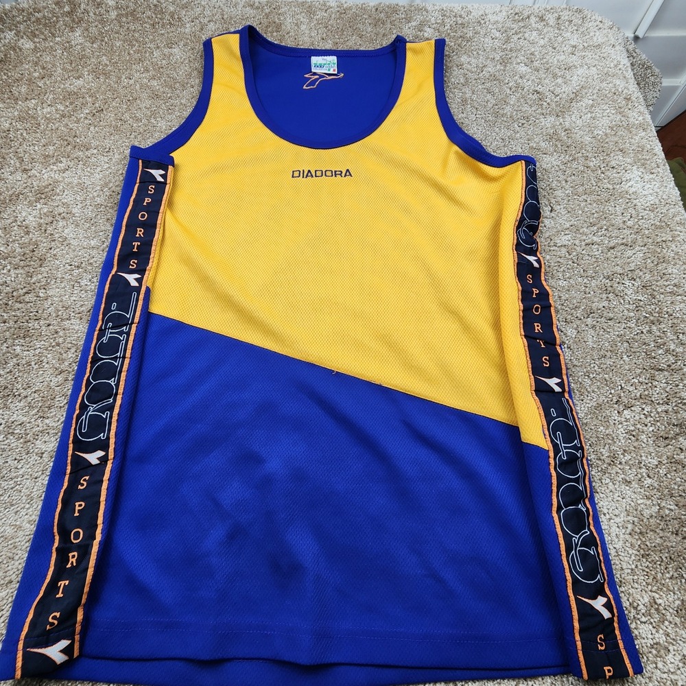 Diadora Adawn Collection XXL Tank Top Sports 00's Sleeveless Y2K Italy
